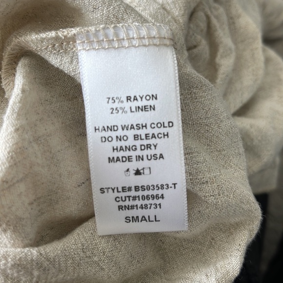 Pink Lily Linen Blend Set - Picture 7 of 7